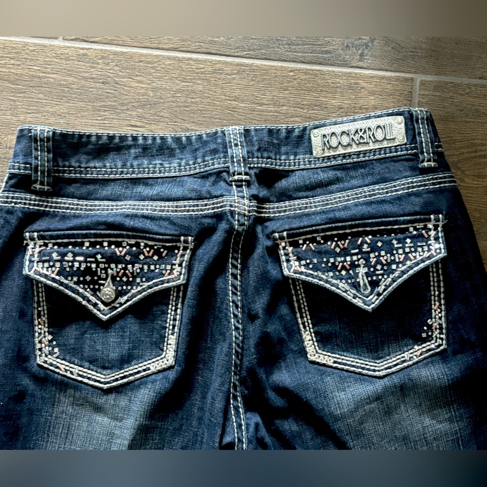 Rock and roll brand jeans worn once. Size 32.